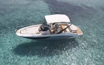 Private Boat Experience from Ibiza to Formentera · Key Largo 27 Just Love