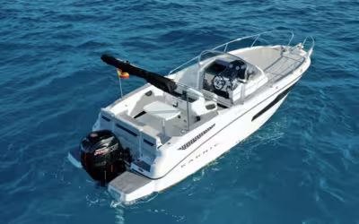 Private Boat Trip from Ibiza to Cala & Formentera · Cap Camarat 6.5 Bela