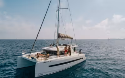 Luxury Experience on Bali 4.1 Catamaran in Barcelona
