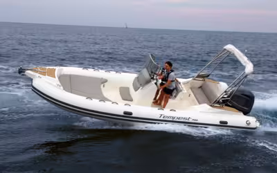 Capelli Tempest 700 for boat charter in Ibiza.